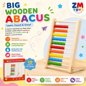 Big Wooden Abacus – Fun Learning Made Easy