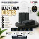 Black Foam Duster - Pack of 12