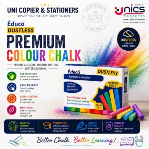 Educo Dustless Premium Color Chalk