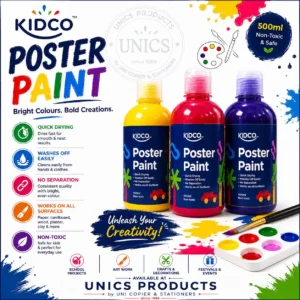Kidco Poster Paints 500ml