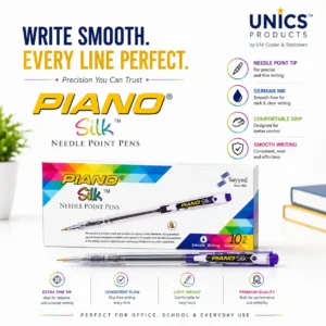 PIANO Silk Needle Point Pen - Pack of 10