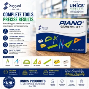 Piano Geometric Set