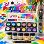 UNICS Poster Color Set of 12 Colors - 30ml