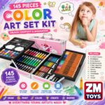Color Art Set Kit 145 Pieces