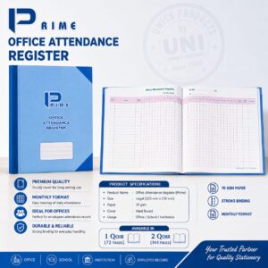 Prime Office Attendance Register
