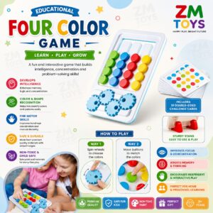 Educational Four Color Game with Gear
