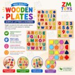 High Quality Wooden Plates – Acrylic Letters & Numbers