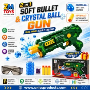 2 in 1 Soft Bullet & Crystal Ball Gun