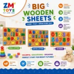 Big Wooden Learning Sheets