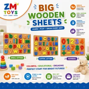 Big Wooden Learning Sheets