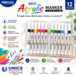 Brito Acrylic Markers -  Set of 12