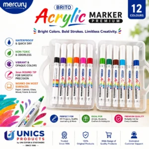 Brito Acrylic Markers -  Set of 12