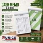 Cash Memo Book 1/10
