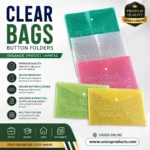 Clear Bags / Button Folders