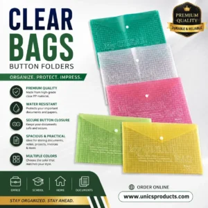 Clear Bags / Button Folders