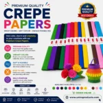 Crepe Papers - Soft & Flexible Texture