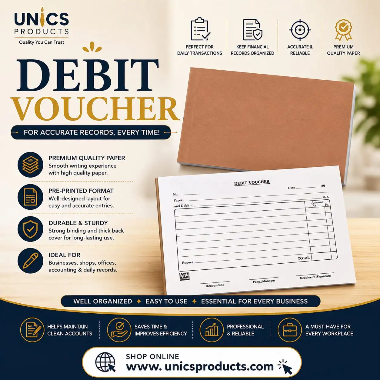 DEBIT Voucher Book