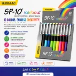 DOLLAR SP-10 Rainbow+ Fountain Pens
