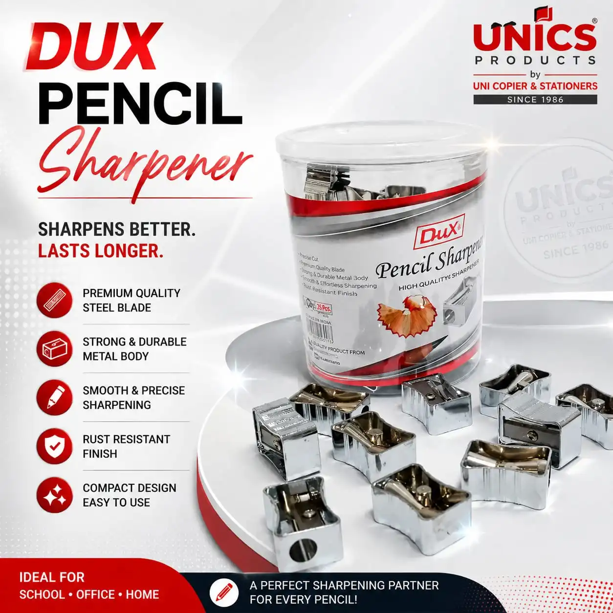 DUX Premium Pencil Sharpener