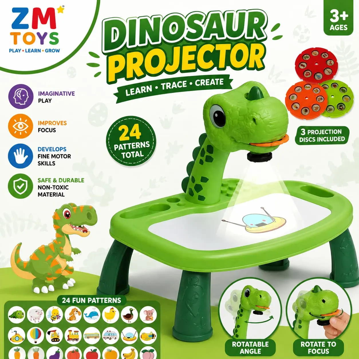 Dinosaur Projector Drawing Table