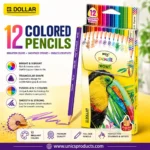 Dollar 12 Colored Pencils - Full Size