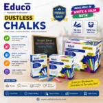 EDUCO Dustless Chalks