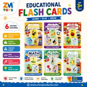 Educational Flash Cards – Each Category