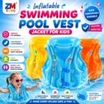 Inflatable Swimming Pool Vest Jacket for Kids