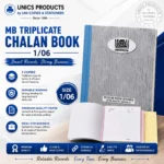 MB Triplicate Chalan Book Size: 1/06