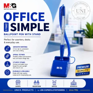 M&G Office Simple Ballpoint Pen with Stand