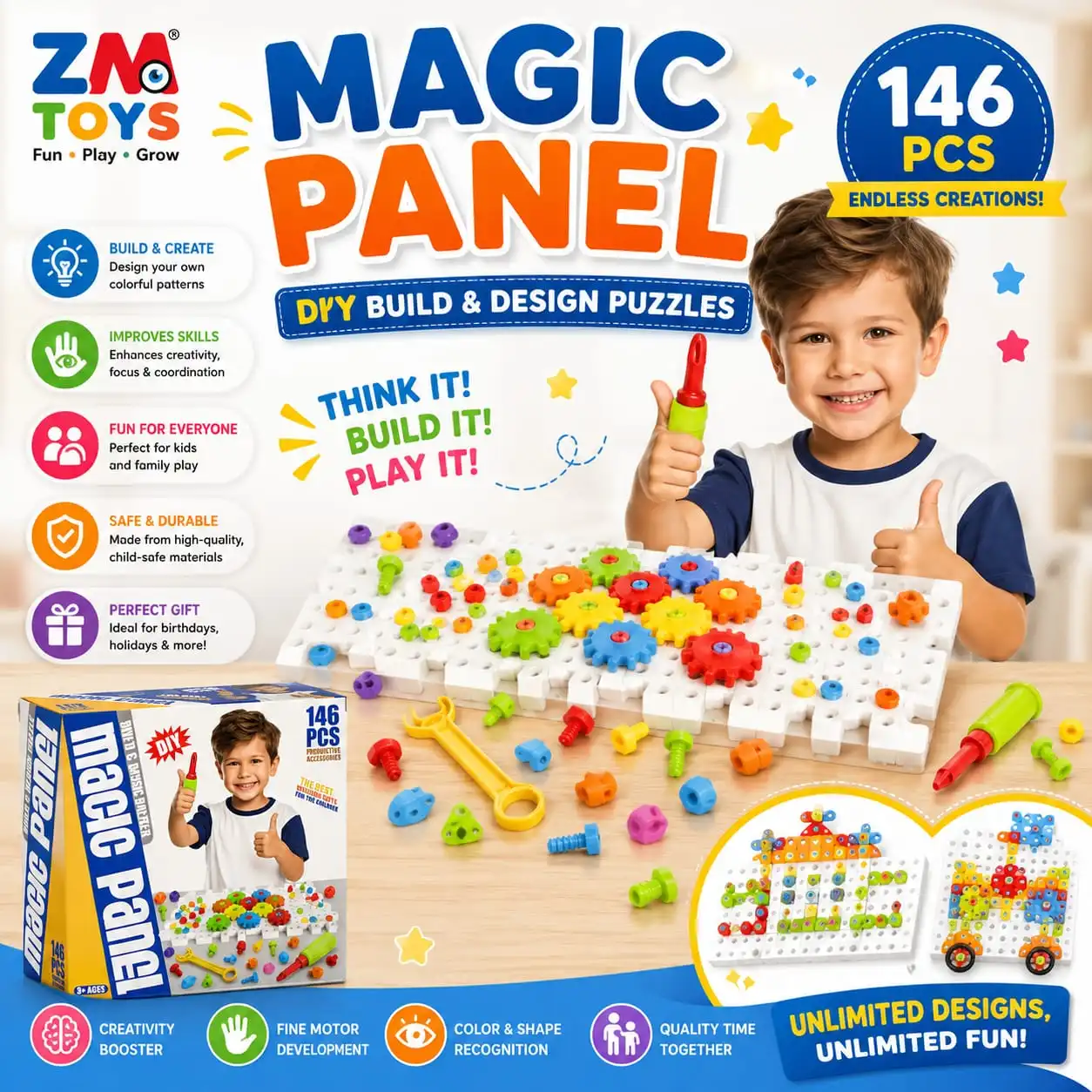 Magic Panel – DIY Build & Design Puzzles