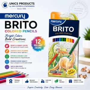 Mercury BRITO 12 Colored Pencils