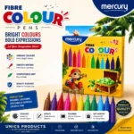 Mercury Fibre Colour Pens – Set of 12