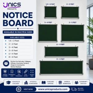 Notice Boards - Cork Surface - Aluminum Frame