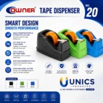 OWNER Tape Dispenser No. 20