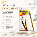 PIANO Tinted Needle Point Pen - Pack of 10 Pcs