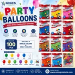Party Balloons – Pack of 100