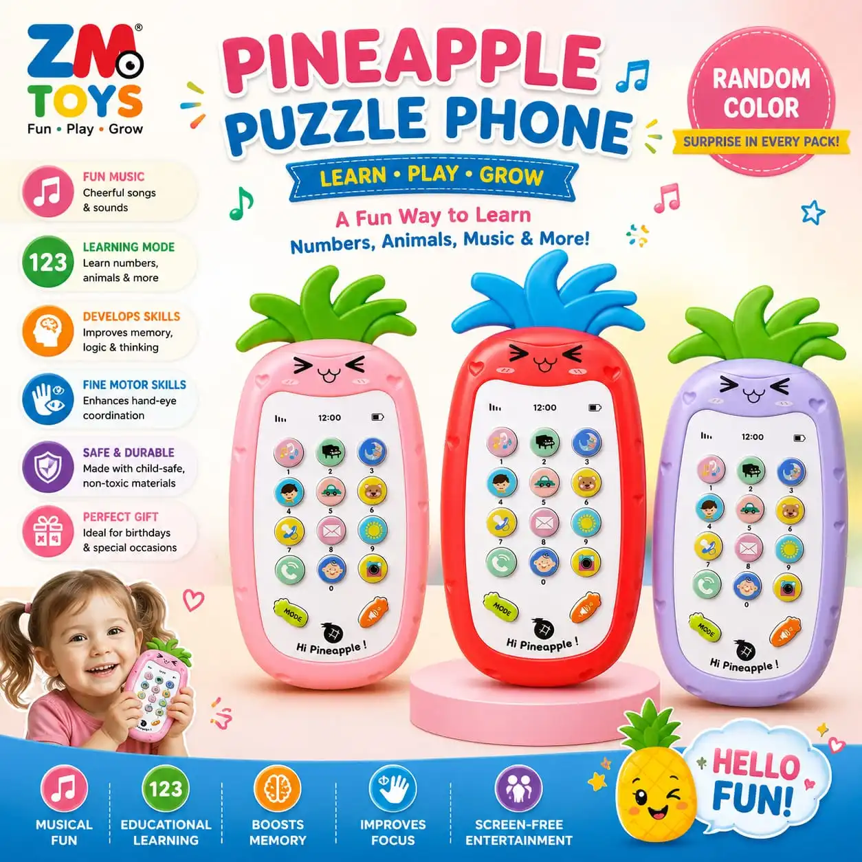 Pineapple Puzzle Phone