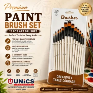 Premium Paint Brush Set – 12 PCS