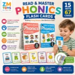 Read & Master Phonics Flash Cards (Laminated)