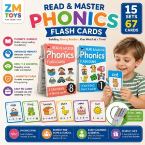 Read & Master Phonics Flash Cards (Laminated)