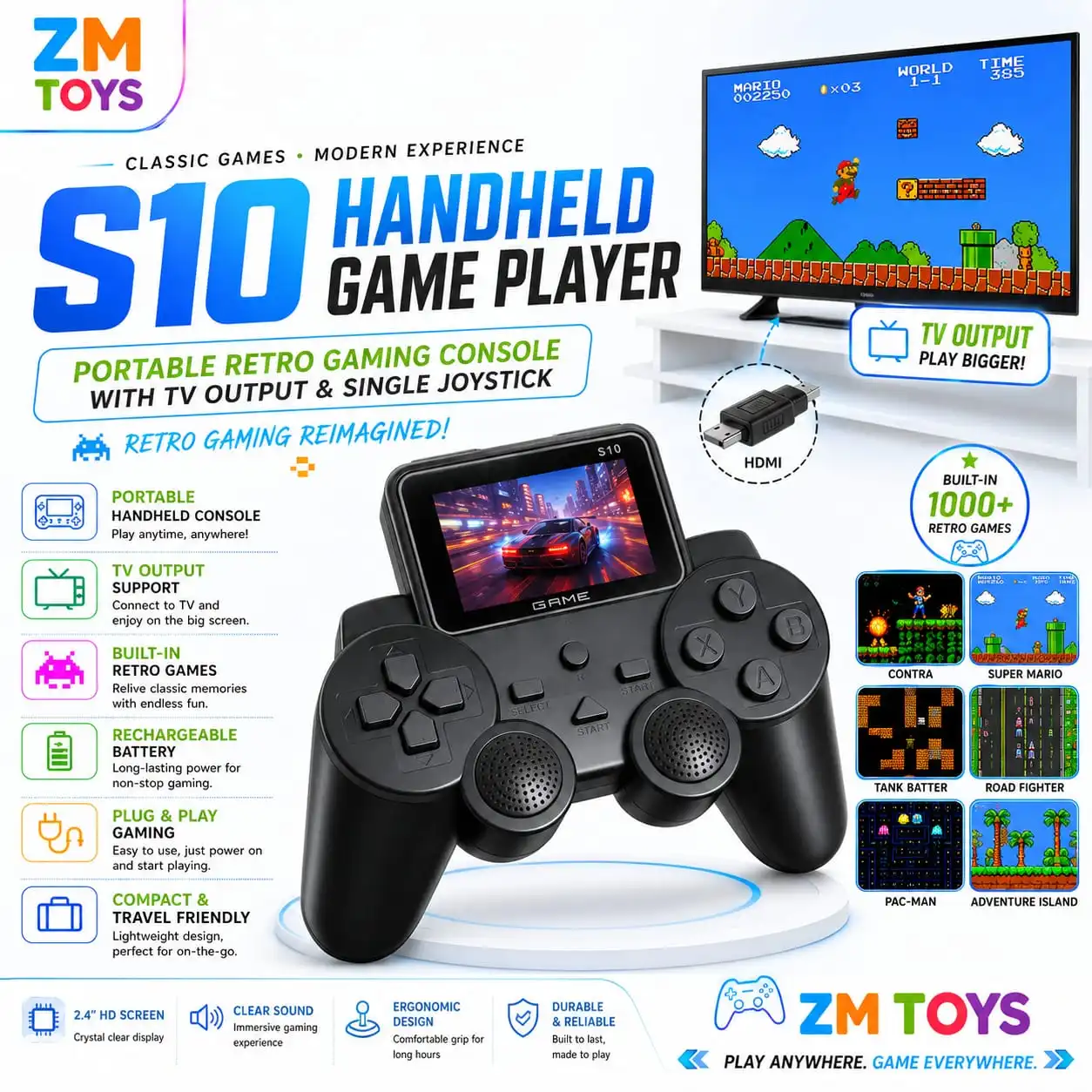 S10 Handheld Game Player