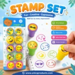 Emoji Design Stamp Set – Pack of 10