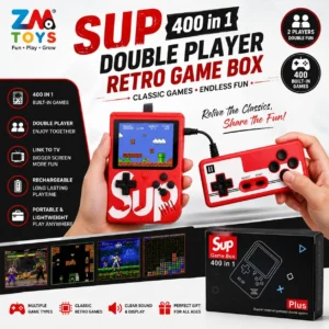 SUP 400 in 1 Double Player Retro Game Box