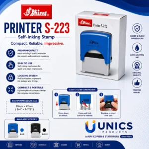 Shiny Printer S-223 Self-Inking Stamp