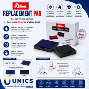 Shiny Replacement Pad (S-827D / S-887D)