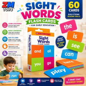 Sight Words Flash Cards for Early Education