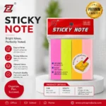 Sticky Note 4 Color Pads - Size: 3 × 3 Inch
