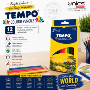 TEMPO Colour Pencils – 12 Shades