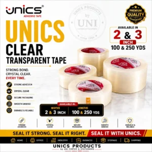 UNICS Clear Transparent Tape
